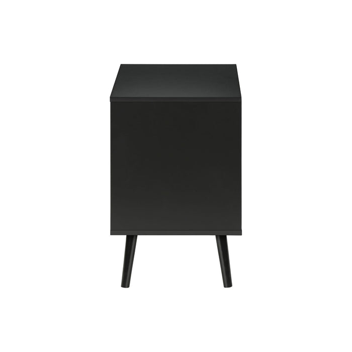 Modern Accent Table With Storage Drawers
