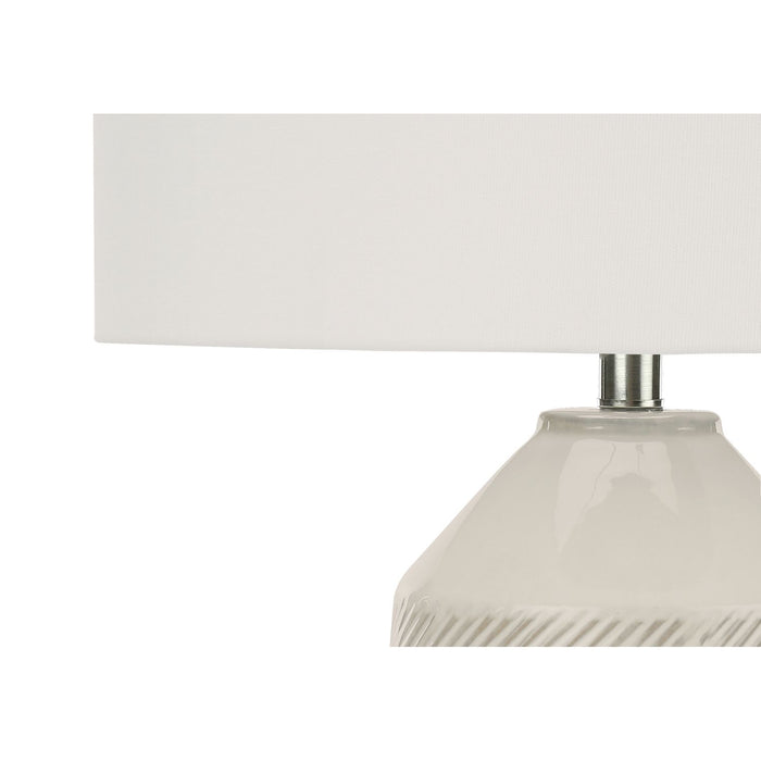 Contemporary Lighting, Table Lamp, Ceramic - Cream