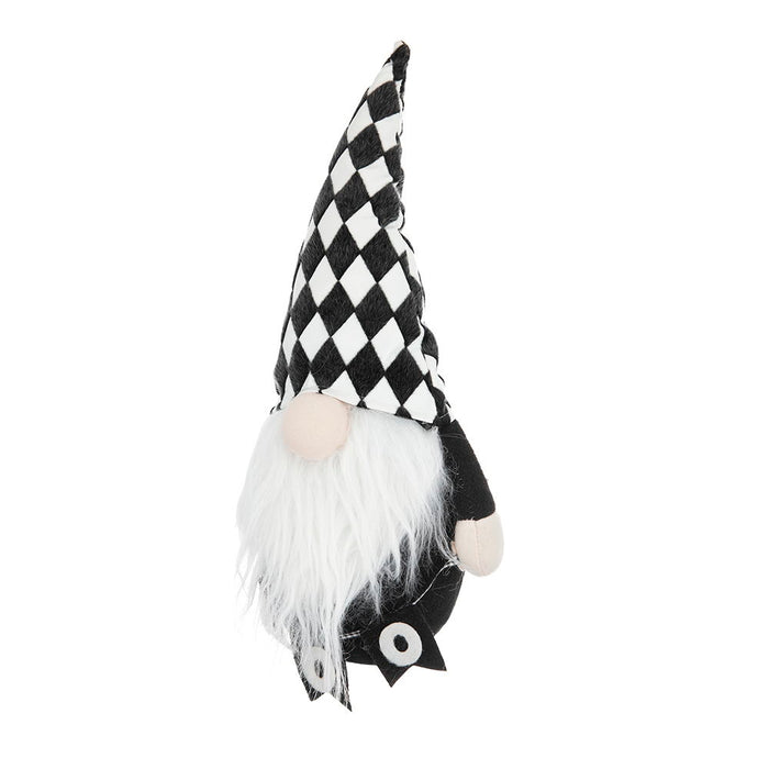 Gnome Decor, For Halloween Decor - Black / White