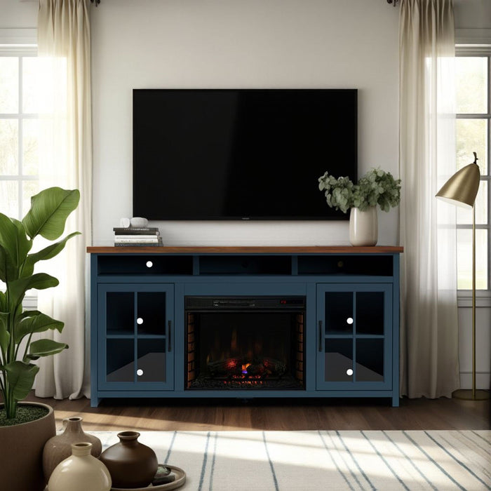 Nantucket - 74" Fireplace TV Stand Console