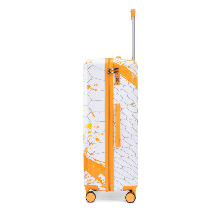 Luggage With Printed Pattern, Combination Lock