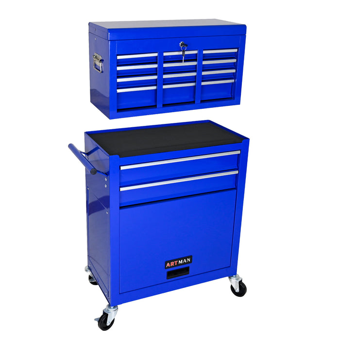 High Capacity Rolling Tool Chest With Wheels And Drawers, Storage Cabinet