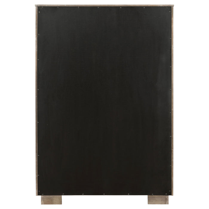 Prescott - 5 Drawer Bedroom Chest With Mitered Trim - Taupe