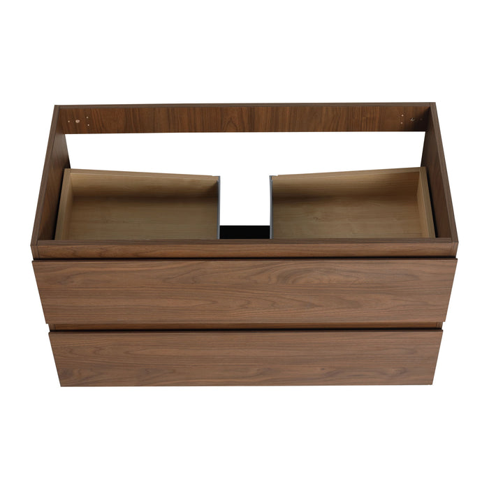 Wall Mounted Bathroom Vanity And Sink, 2 Soft Close Drawers