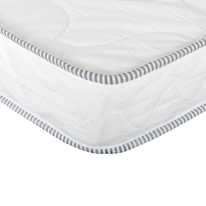 Reversible 6" Full Size Mattress In A Box Pressure Relief And Cooling Technology - White