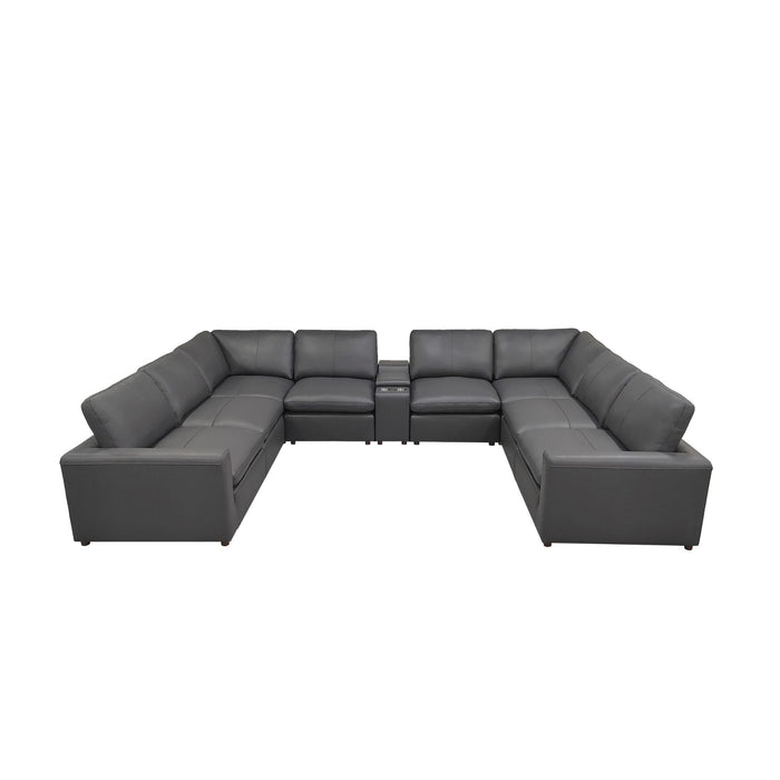 Large Upholstered Seating Modular Sectional