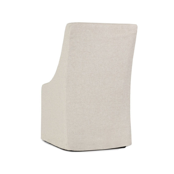 Warwick - Upholstered Rolling Dining Chair