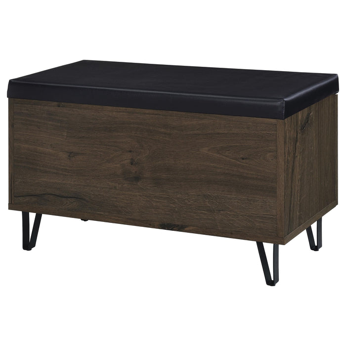 Clackamas - 2 Door Storage Bench With Padded Seat