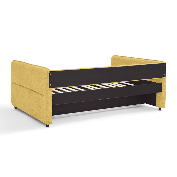 Upholstered Daybed With Pop Up Trundle