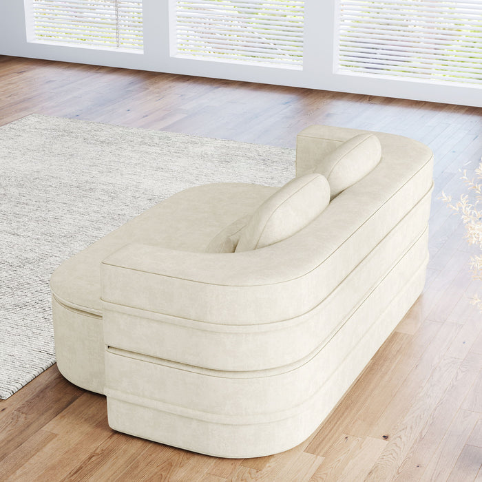 2 In 1 Foldable Sofa Bed With Multi Functional Blanket, Floor Lounge Sofa