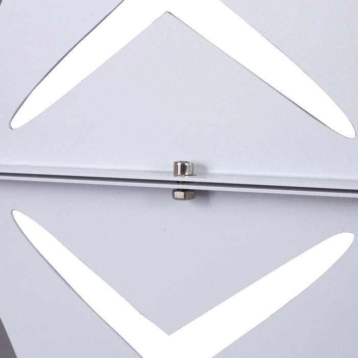 Outdoor & Indoor Metal Privacy Screen, Freestanding Decorative Panels