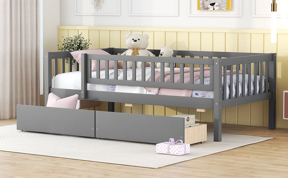 Multifunctional Wooden Daybed Bed