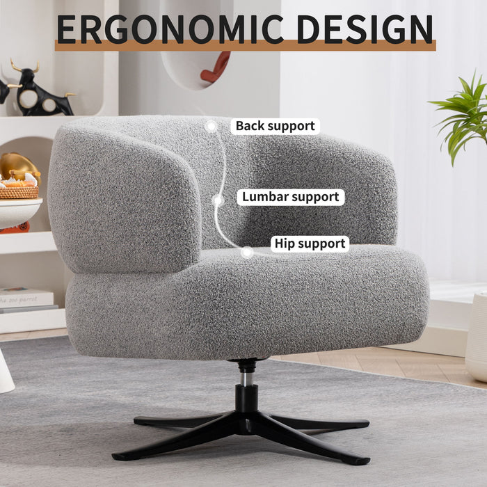 Cuddle Style Leisure Swivel Sofa Chair