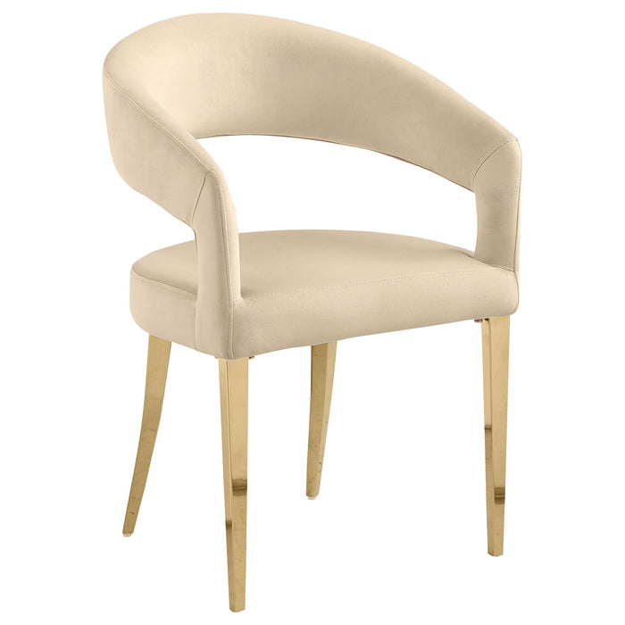 Rendina - Upholstered Dining Arm Chair (Set of 2) - Beige