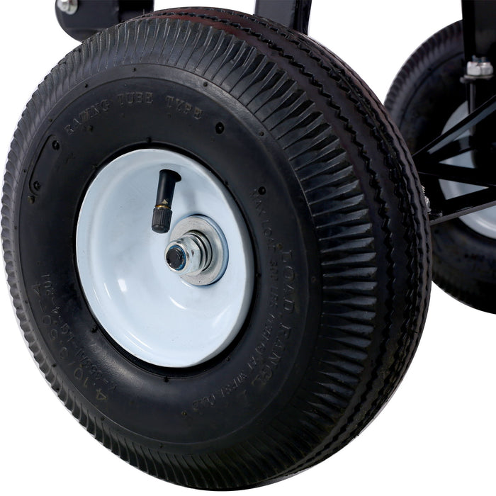 Heavy Duty Steel Garden Cart With Mesh Sides