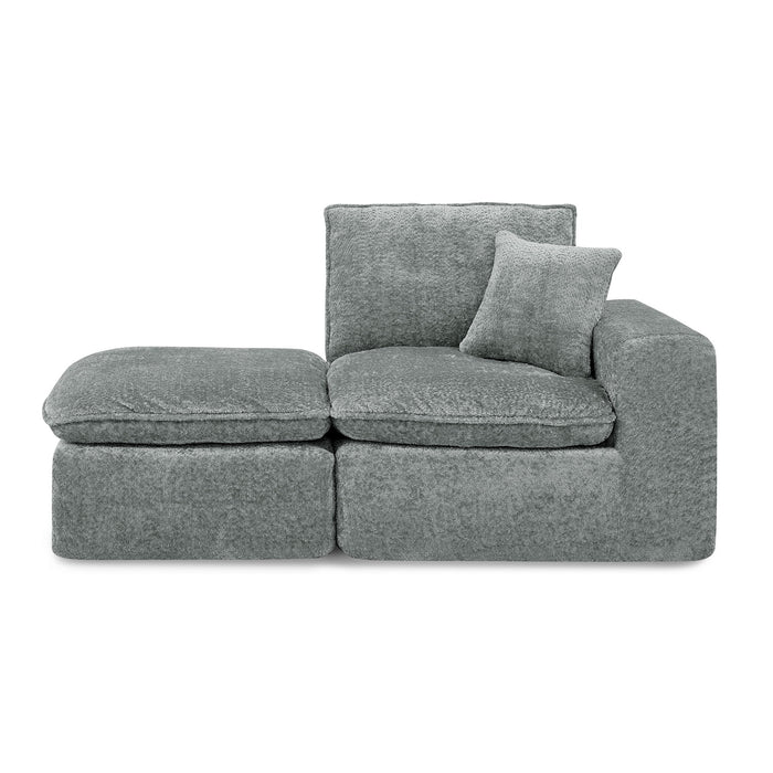 Sectional Sofa With Moveable Ottoman