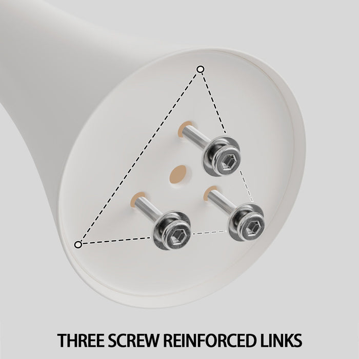 Mid-Century Round Dining Table With Pedestal Base For 2 - 4 People