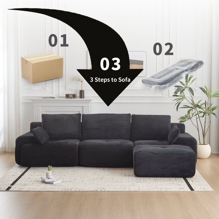 Compressed Sofa, Large Sectional Couches For Living Room