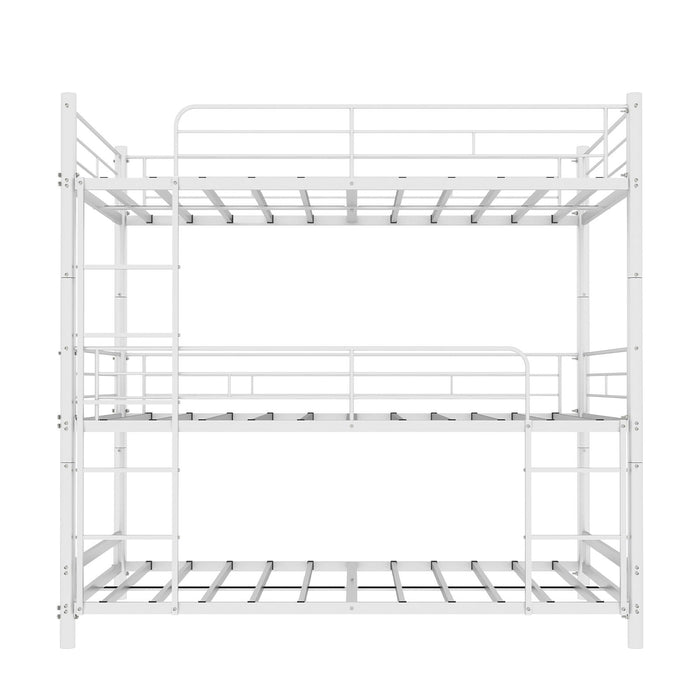 Triple Frame Bed With Built In Ladder