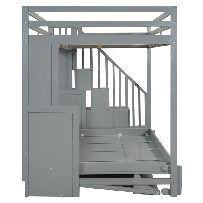 Murphy Bed With Smart Hydraulic System And Desk Design