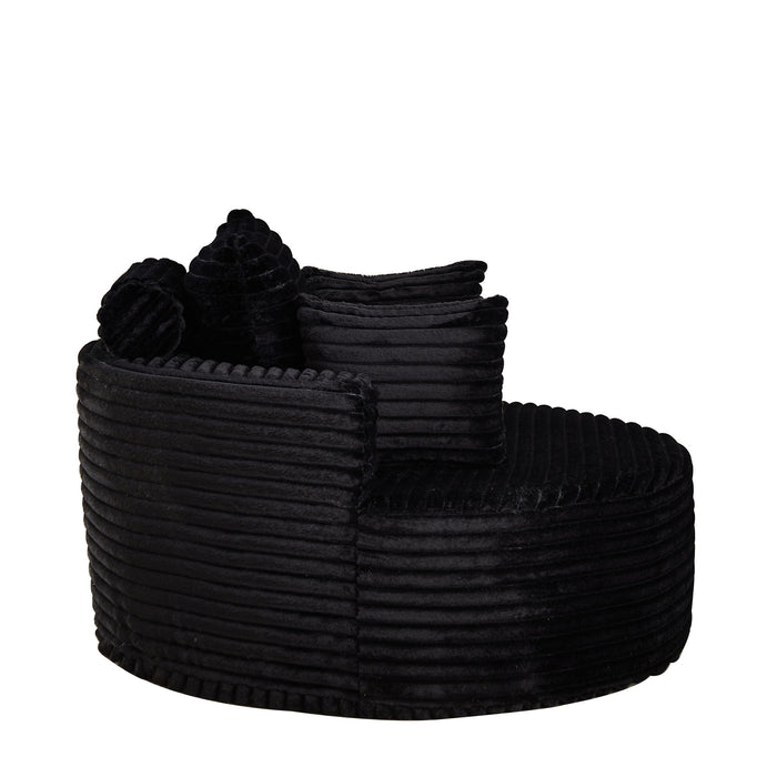Modern Single Sofa With Backrest Pillow For Living Room