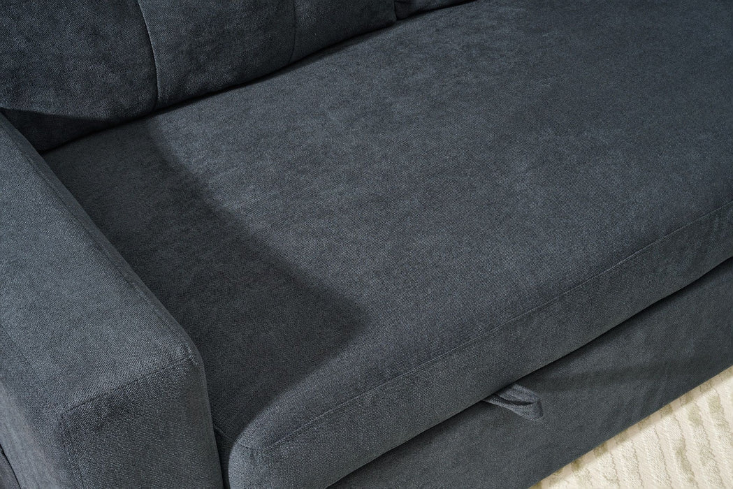 Reversible Sofa Couch Sleeper With Pull Out Bed And USB Port