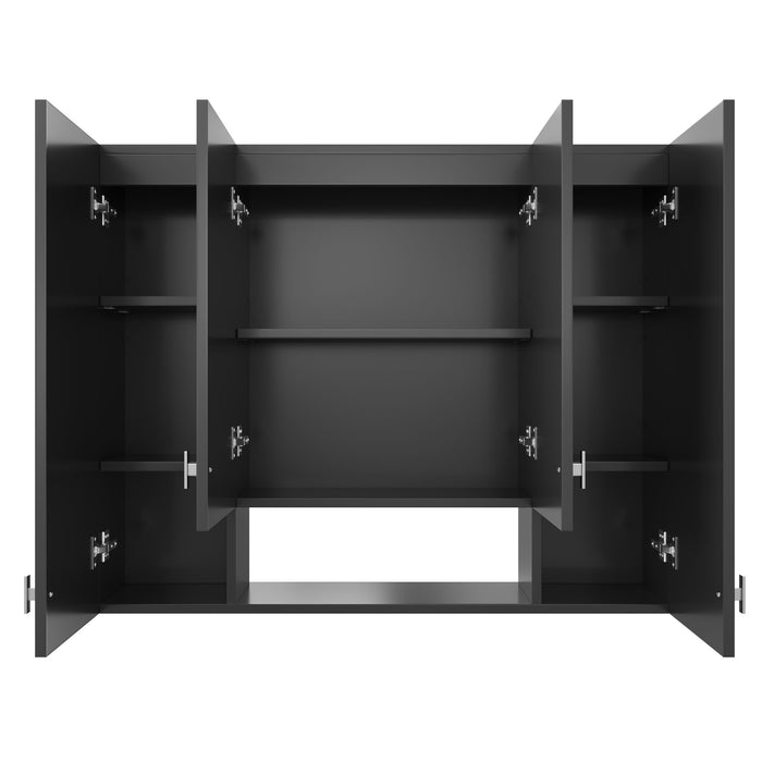 Wall Mounted Bathroom Cabinet With 5 Adjustable Shelves