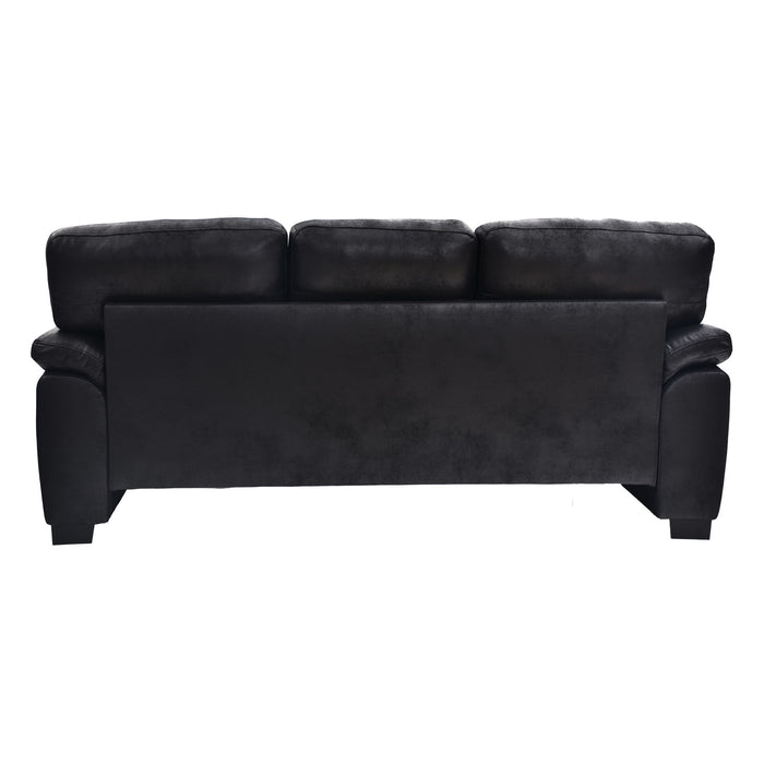 3 Seater Sofa With Padded Armrests And Triangular Leg