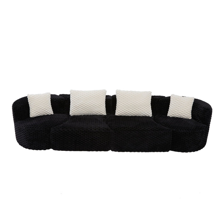 Modular Sectional Sofa With Free Combination Design
