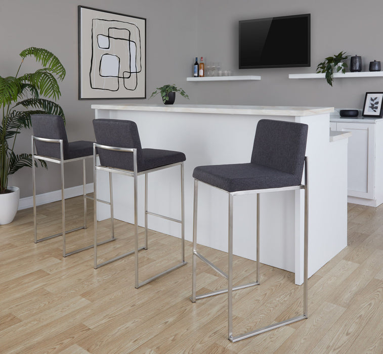 Fuji - Contemporary And Modern Elegance High Back Barstool