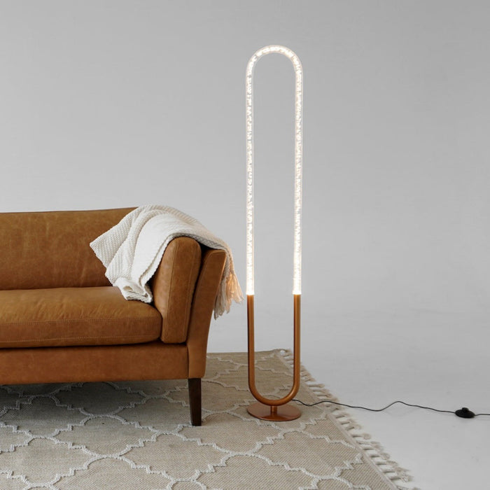Zeon - LED Floor Lamp, 110 - 120V - Bronze