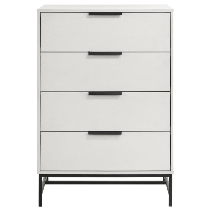 Taraval - 4 Drawer Chest - White
