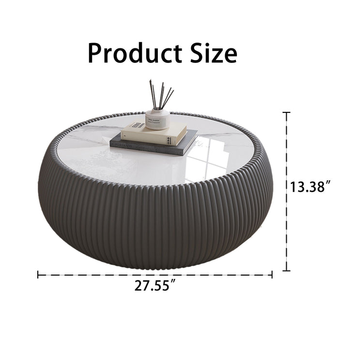 Drum Shaped Coffee Table