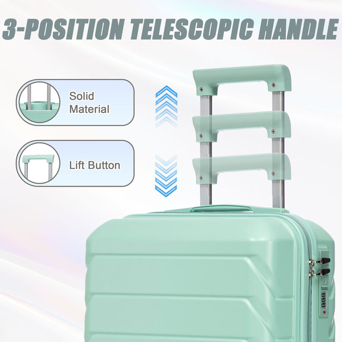 Spinner Luggage Set With Combination Lock