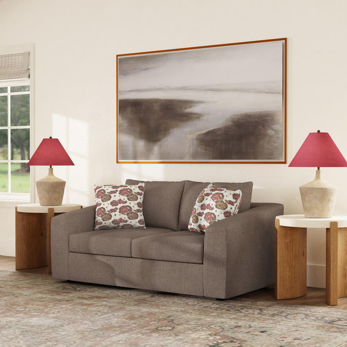 Chevy - Fabric Loveseat - Brown