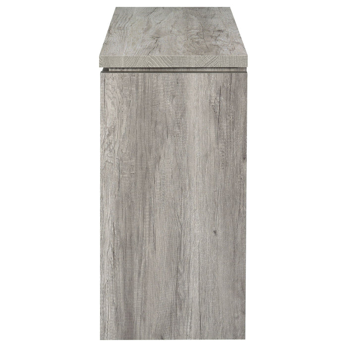 2 Door Accent Cabinet With Accents - Gray