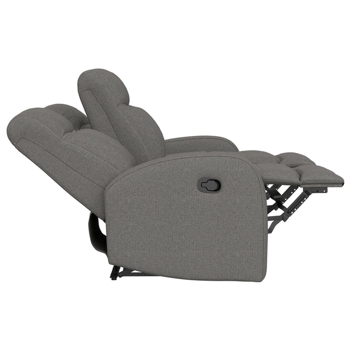 Manual Reclining Sofa With Dual Independent Recliners