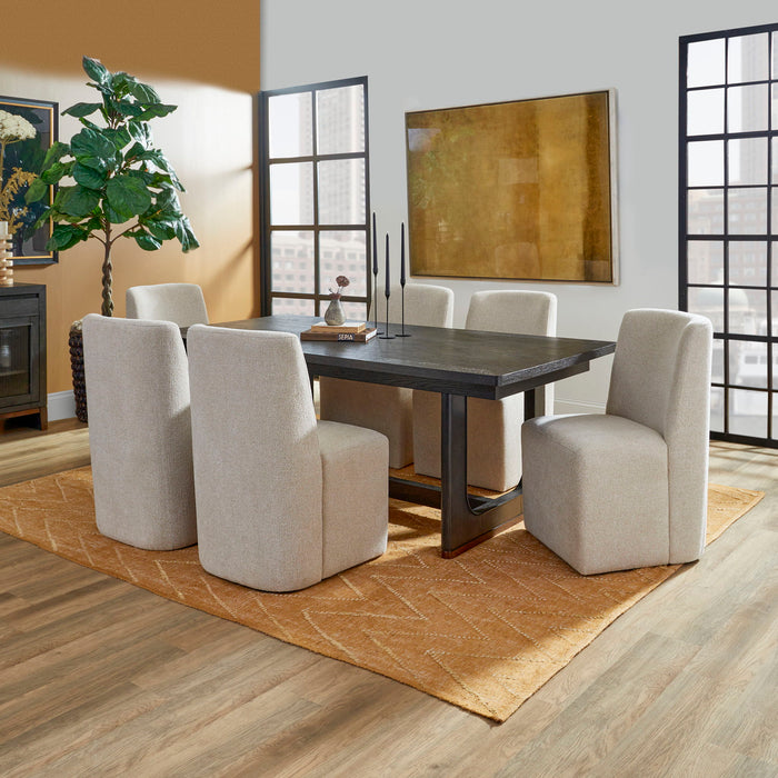 Waterfall - Upholstered Dining Chair (Set of 2) - Beige