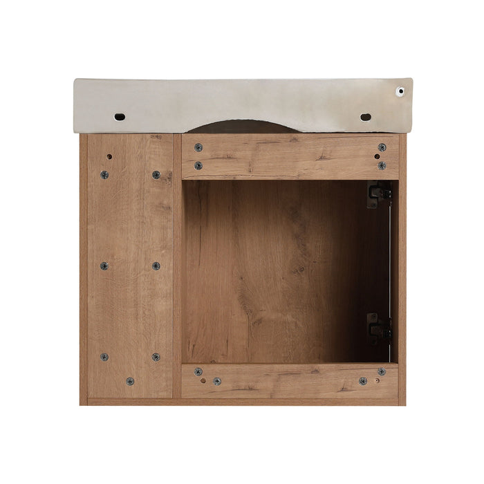 Wall Mounted Bathroom Vanity & Sink & Soft Close Door