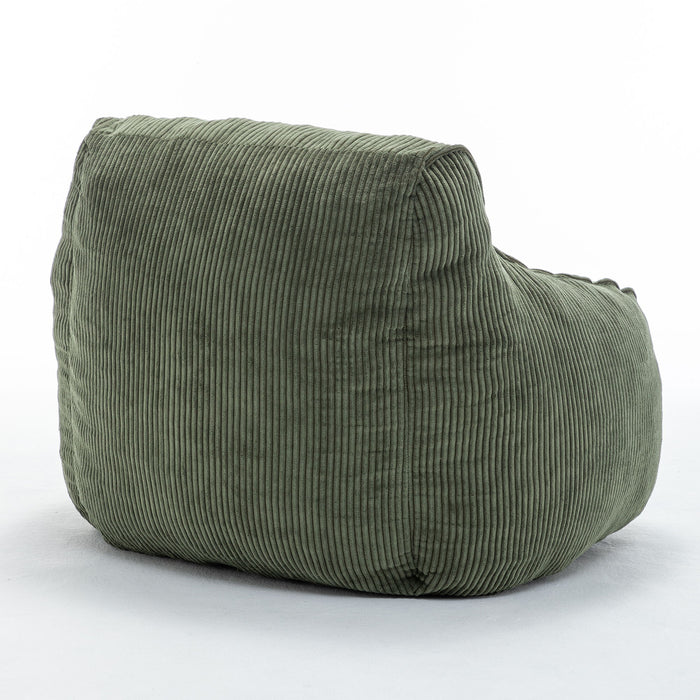 Comfy Bean Bag Chair With Filler, Fluffy And Cozy Seating