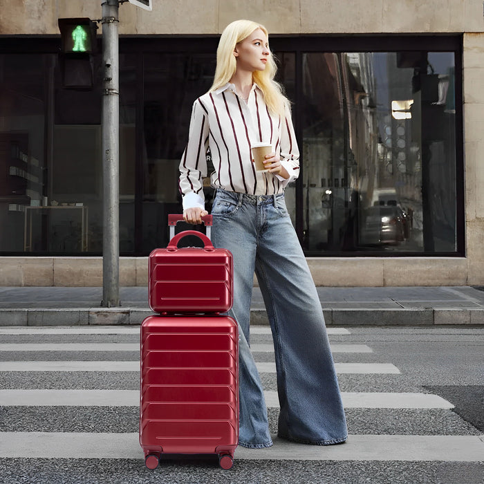 Spinner Luggage Set With Combination Lock