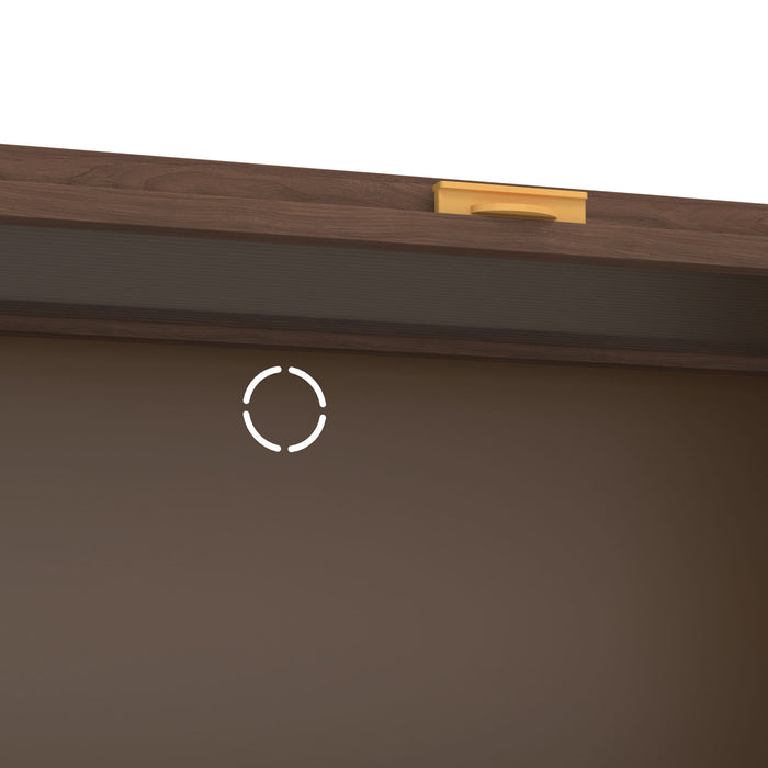 Flip Doors Cabinet, With Ample Storage Space