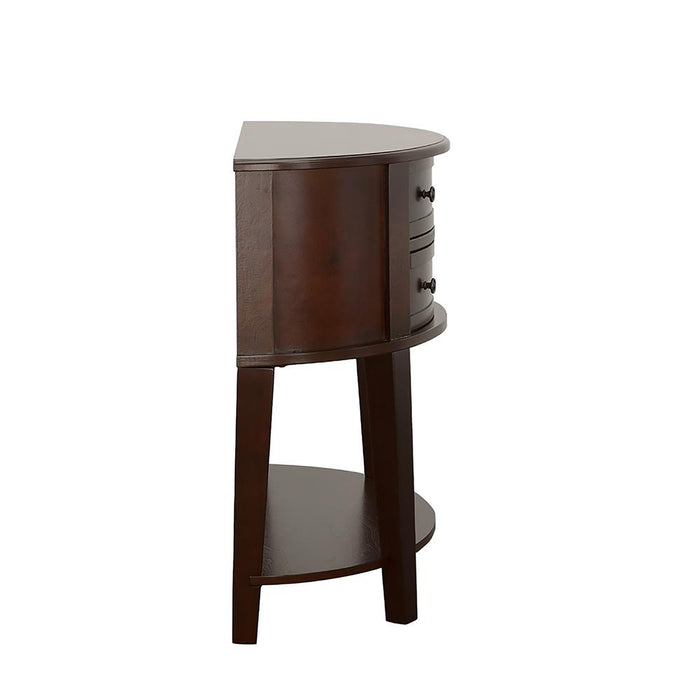 Demilune - Shape Console Table - Brown