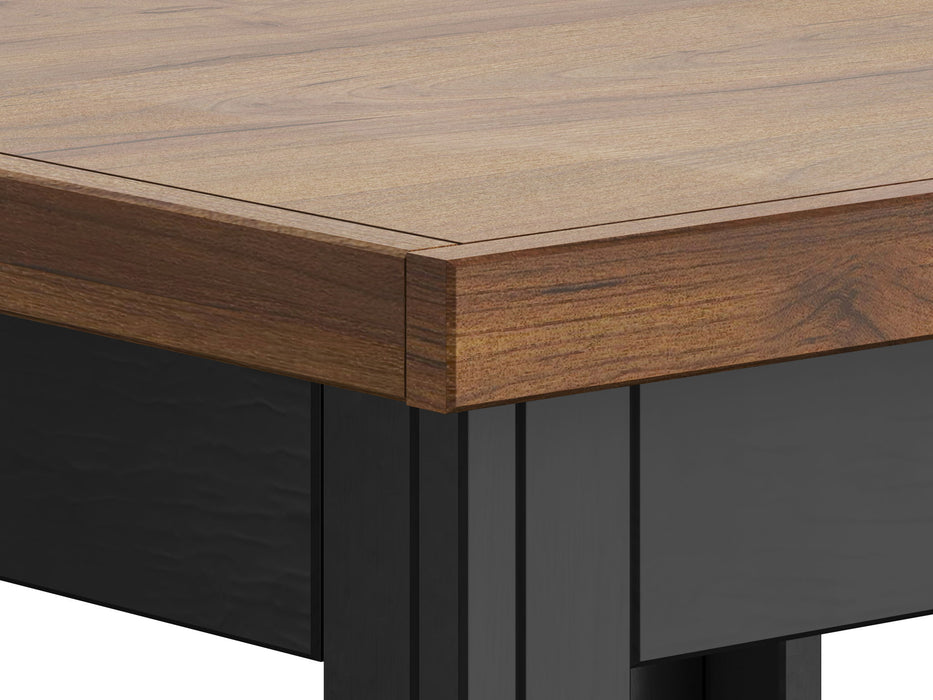 Side Table - Black / Whiskey
