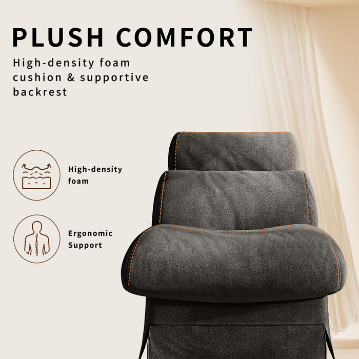 Accent Chair, Soft Medium Firm Upholstery For Living Room
