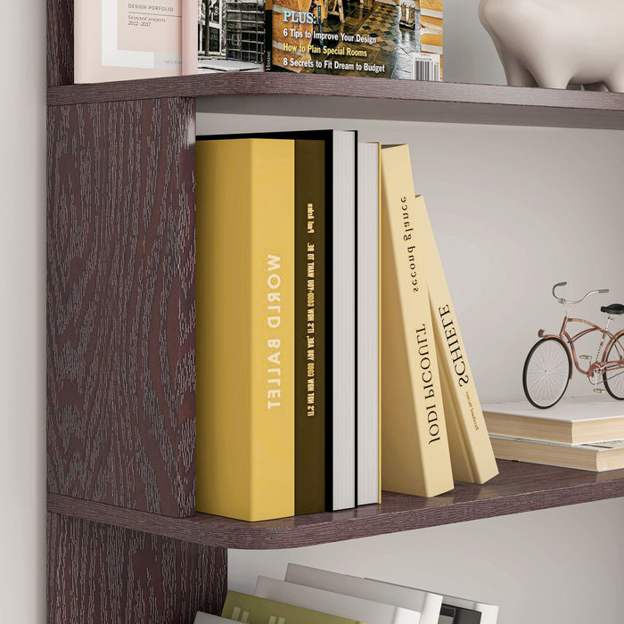 L-Shaped Corner Bookshelf