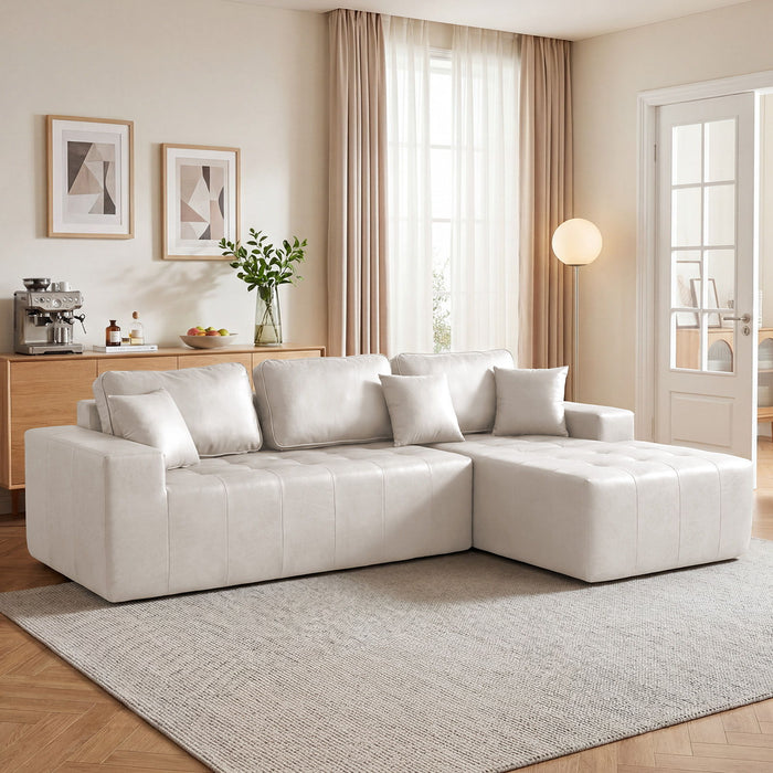 L - Shaped Corner Chaise Sofa Bed