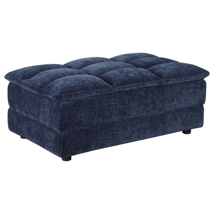 Azure - 6 Piece Upholstered Modular Sectional Sofa - Blue