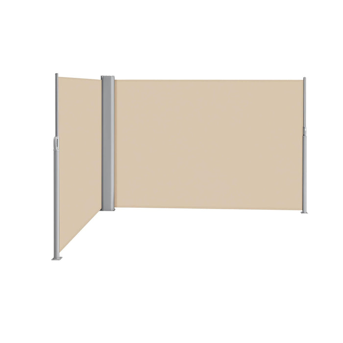 Retractable Side Awning, Waterproof And UV Resistant, Privacy Screen For Patio