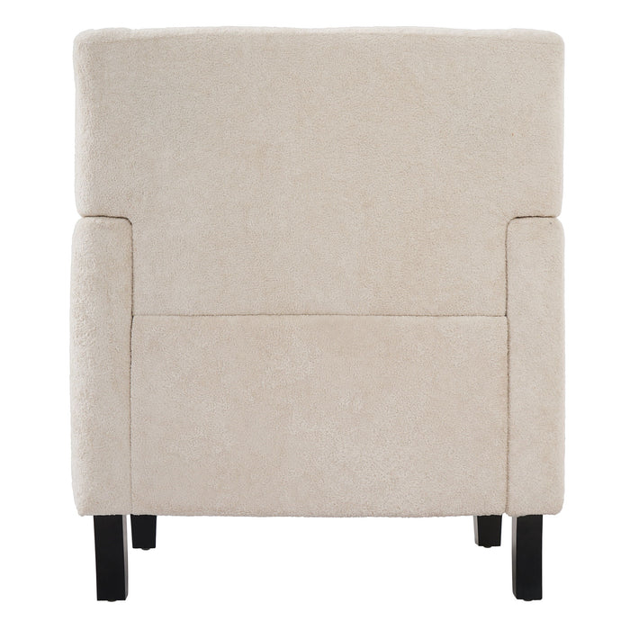 Modern Tufted Upholstered Accent Chair For Living Room